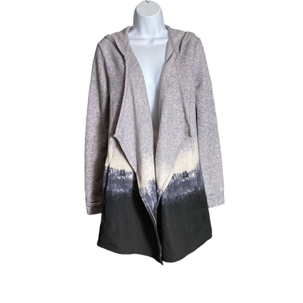 Cuddl Duds Fleece Drape Front Hooded Cardigan Size XXS/XS